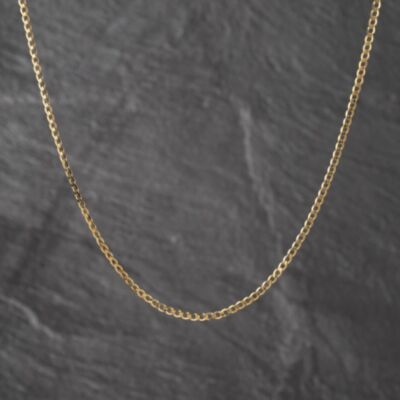 Pre-Owned 9ct Yellow Gold 20 Inch Curb Chain 41021732