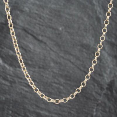Pre-Owned 9ct Yellow Gold 21 Inch Belcher Chain 41041387