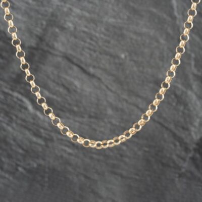 Pre-Owned 9ct Yellow Gold 21 Inch Belcher Chain 41041425
