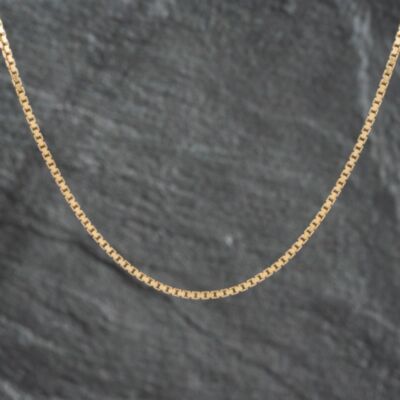 Pre-Owned 18ct Yellow Gold 15 Inch Box Chain 41041451