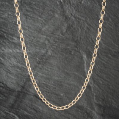 Pre-Owned 9ct Yellow Gold 18 Inch Belcher Chain 41041463