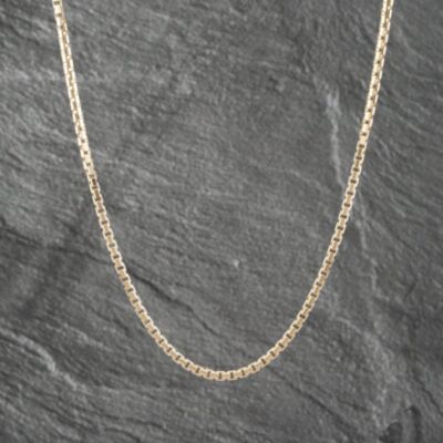 Pre-Owned 9ct Yellow Gold 19 Inch Box Chain 41041467