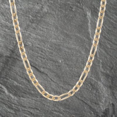 Pre-Owned 9ct Yellow Gold 21 Inch Figaro Chain 41041475