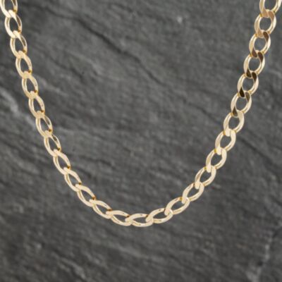 Pre-Owned 9ct Yellow Gold 20 Inch Curb Chain 41041491