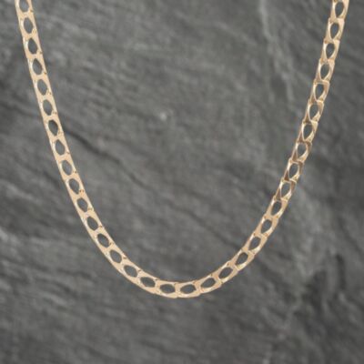 Pre-Owned 9ct Yellow Gold 20 Inch Curb Chain 41041504