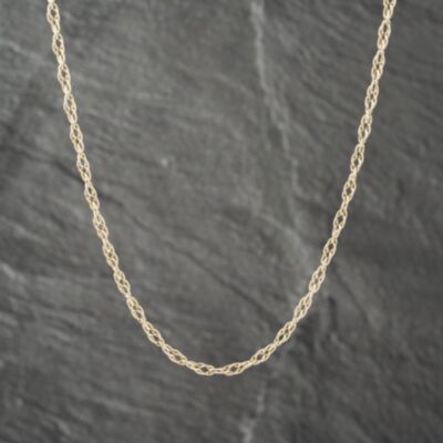 Pre-Owned 9ct Yellow Gold 28 Inch Prince Of Wales Chain 41041520