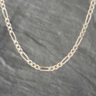 Pre-Owned 9ct Yellow Gold 24 Inch Figaro Chain 41041532