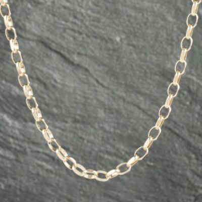 Pre-Owned 9ct Yellow Gold 23 Inch Belcher Chain 41041545
