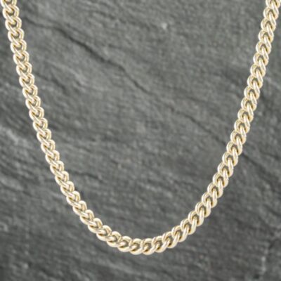 Pre-Owned 9ct Yellow Gold 22 Inch Curb Chain 41041551