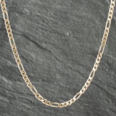 Pre-Owned 9ct Yellow Gold 24 Inch Figaro Chain 41041558