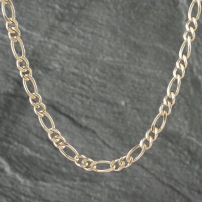Pre-Owned 9ct Yellow Gold 18 Inch Figaro Chain 41041560