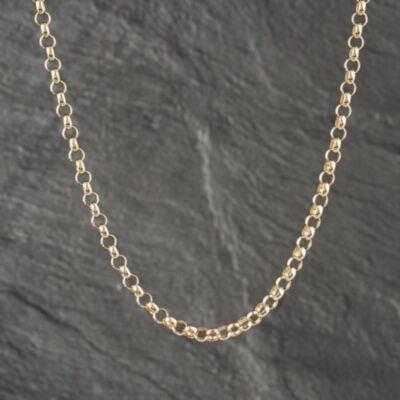 Pre-Owned 9ct Yellow Gold 21 Inch Belcher Chain 41041567