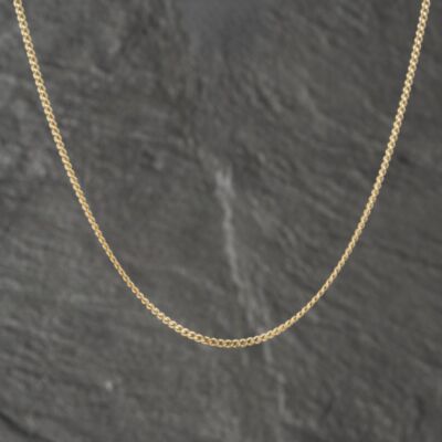 Pre-Owned 18ct Yellow Gold 18 Inch Curb Chain 41041571