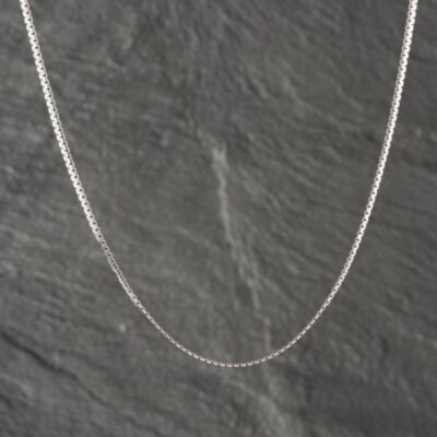 Pre-Owned 9ct White Gold Fancy 16 Inch Chain 41041575