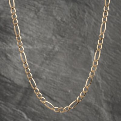 Pre-Owned 9ct Yellow Gold 20 Inch Figaro Chain 41041584