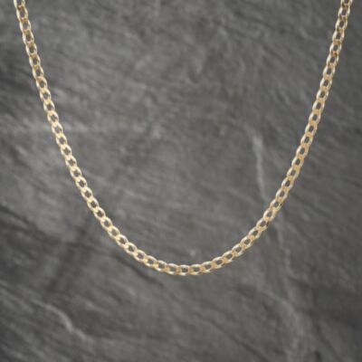 Pre-Owned 9ct Yellow Gold 20 Inch Curb Chain 41041599