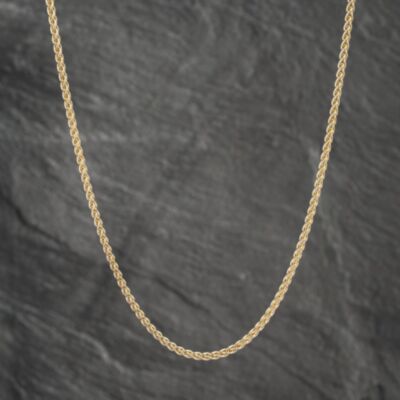 Pre-Owned 9ct Yellow Gold 20 Inch Foxtail Chain 41041601