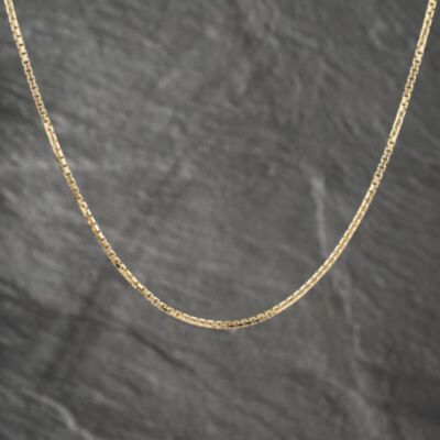 Pre-Owned 18ct Yellow Gold 18 Inch Box Chain 41041602