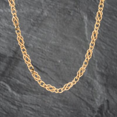 Pre-Owned 9ct Yellow Gold 20 Inch Celtic Chain 41041623