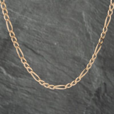 Pre-Owned 9ct Yellow Gold 26 Inch Figaro Chain 41041635