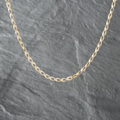 Pre-Owned Yellow Gold Loop 24 Inch Curb Chain 41041647