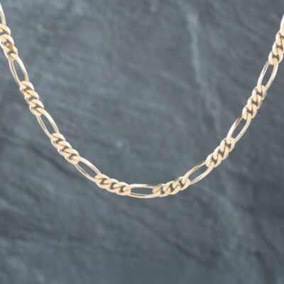 Pre-Owned 9ct Yellow Gold 20 Inch Figaro Chain 41041662