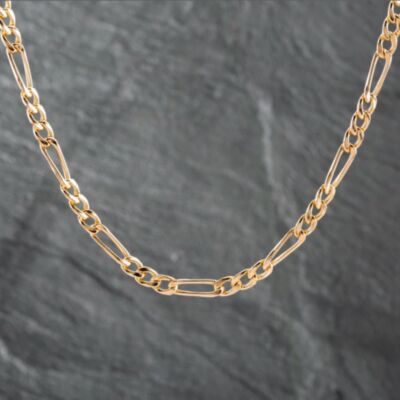 Pre-Owned 9ct Yellow Gold 24 Inch Figaro Chain 41041665
