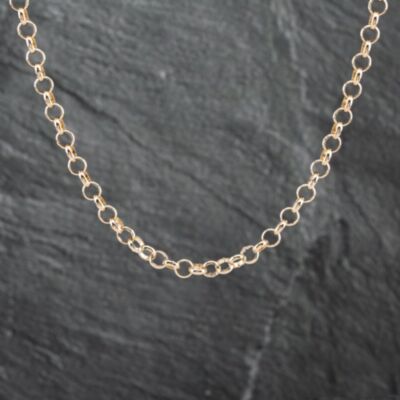 Pre-Owned 9ct Yellow Gold 28 Inch Heavy Belcher Chain 41041667