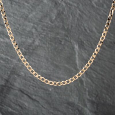 Pre-Owned 9ct Yellow Gold 18 Inch Curb Chain 41041669