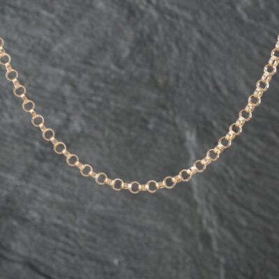 Pre-Owned 9ct Yellow Gold 17 Inch Belcher Chain 41041671