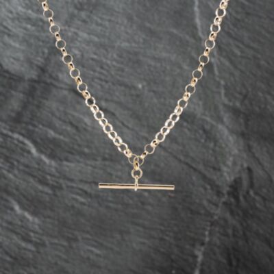 Pre-Owned 9ct Yellow Gold 20 Inch T-Bar Belcher Chain 41041682