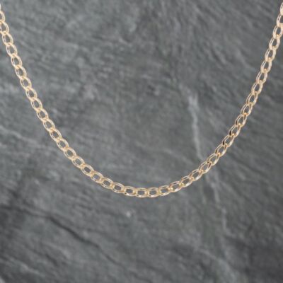 Pre-Owned 9ct Yellow Gold 16 Inch Curb Chain 41041691