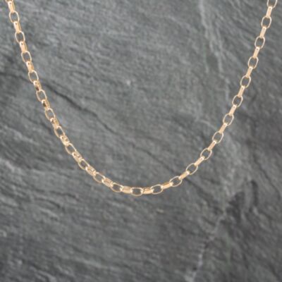 Pre-Owned 9ct Yellow Gold Filed 28 Inch Belcher Chain 41041698