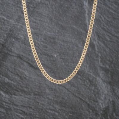 Pre-Owned 9ct Yellow Gold 18 Inch Curb Chain 41041721