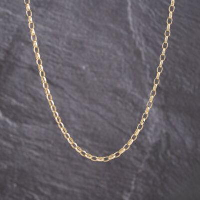 Pre-Owned 9ct Yellow Gold 21 Inch Belcher Chain 41041745