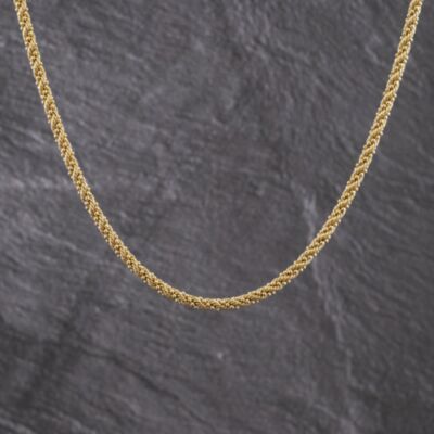 Pre-Owned 9ct Yellow Gold 18 Inch Fancy Chain 41041750