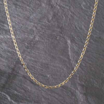 Pre-Owned 9ct Yellow Gold 24 Inch Curb Chain 41041758