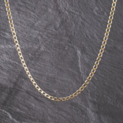 Pre-Owned 9ct Yellow Gold 24 Inch Curb Chain 41041759