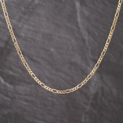 Pre-Owned 9ct Yellow Gold 30 Inch Figaro Chain 41041761