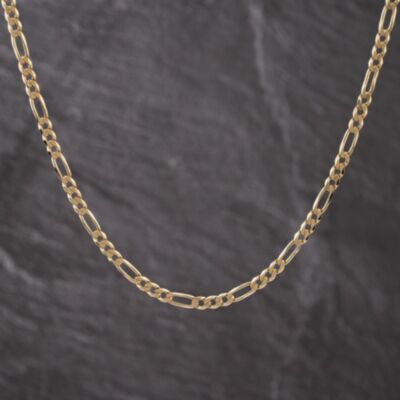 Pre-Owned 9ct Yellow Gold 20 Inch Figaro Chain 41041763