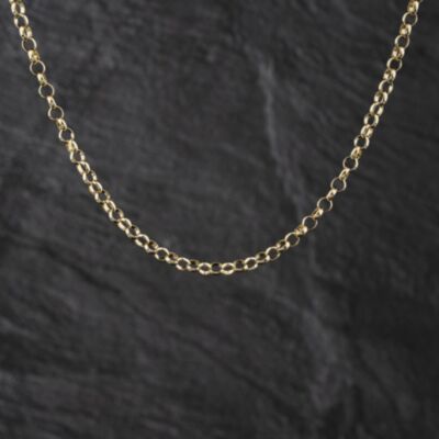 Pre-Owned 9ct Yellow Gold 18 Inch Belcher Chain 41041764