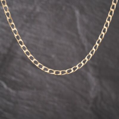 Pre-Owned 9ct Yellow Gold 18 Inch Curb Chain 41041766