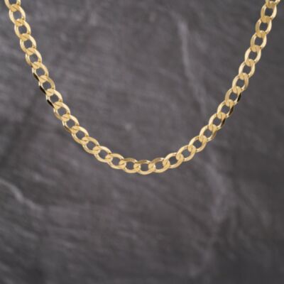 Pre-Owned 9ct Yellow Gold 18 Inch Curb Chain 41041767