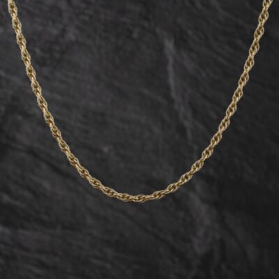 Pre-Owned 9ct Yellow Gold 20 Inch Prince Of Wales Chain 41041771