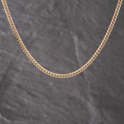 Pre-Owned 9ct Yellow Gold 16 Inch Curb Chain 41041779