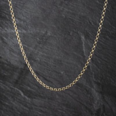 Pre-Owned 9ct Yellow Gold 22 Inch Belcher Chain 41041789