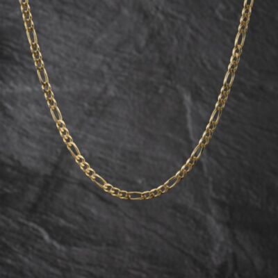 Pre-Owned 9ct Yellow Gold 20 Inch Figaro Chain 41041803