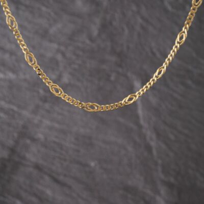 Pre-Owned 9ct Yellow Gold 18 Inch Figaro Chain 41041809