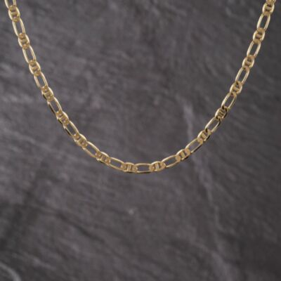 Pre-Owned 9ct Yellow Gold 19 Inch Figaro Chain 41041810