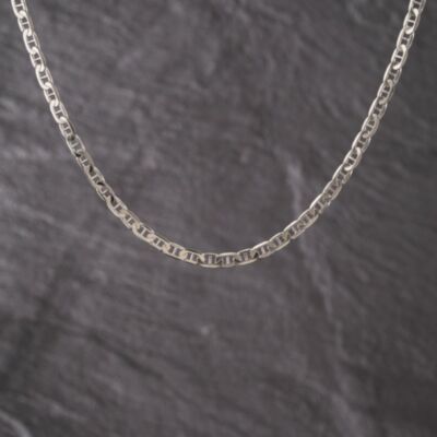 Pre-Owned 9ct White Gold 18 Inch Anchor Chain 41041813
